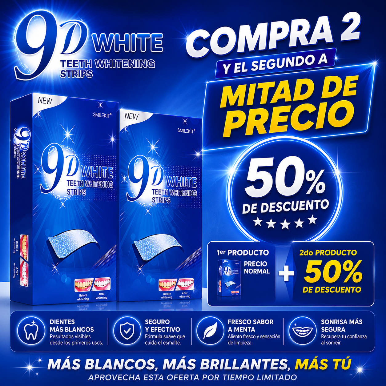 Sonrisa radiante en 14 Dias