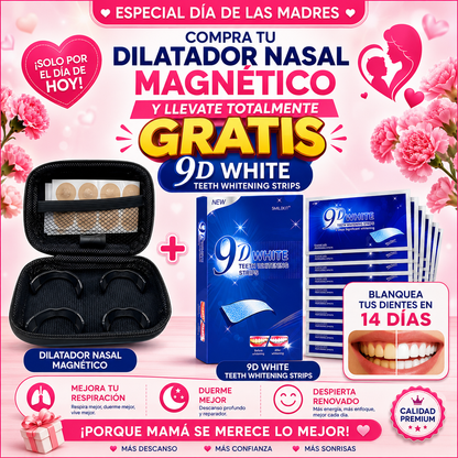Kit dilatador nasal + blanqueador dental en 14 dias gratis!